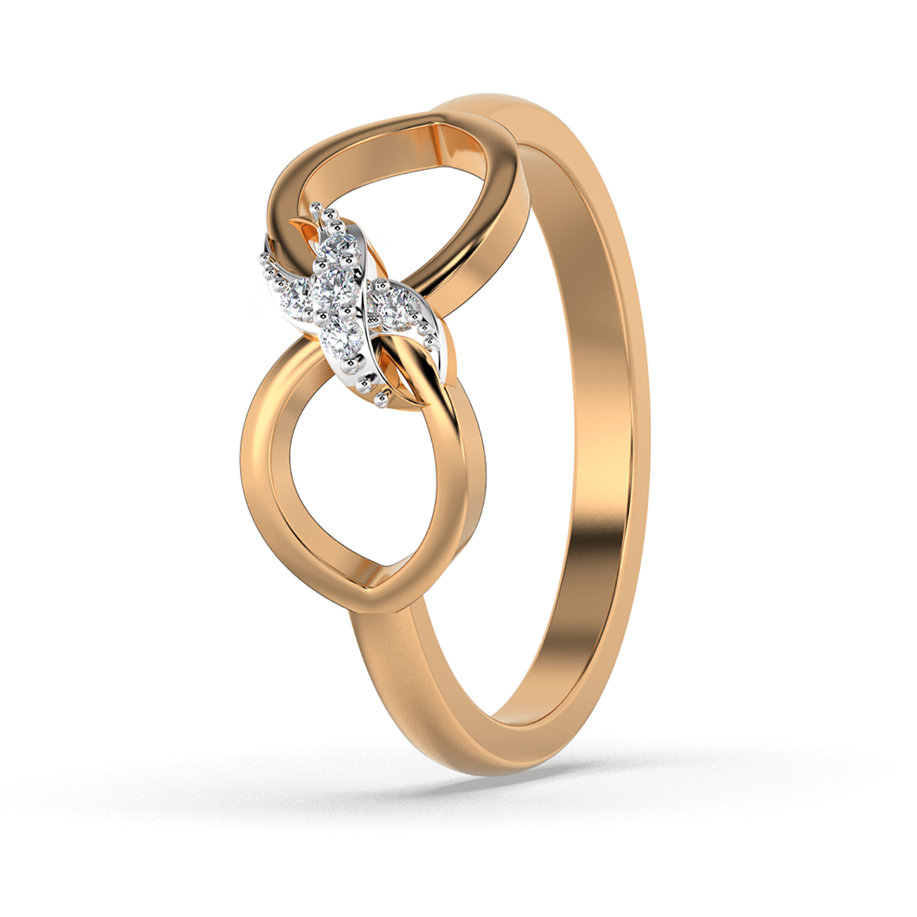 Radiant Echo 14Kt Diamond Ring