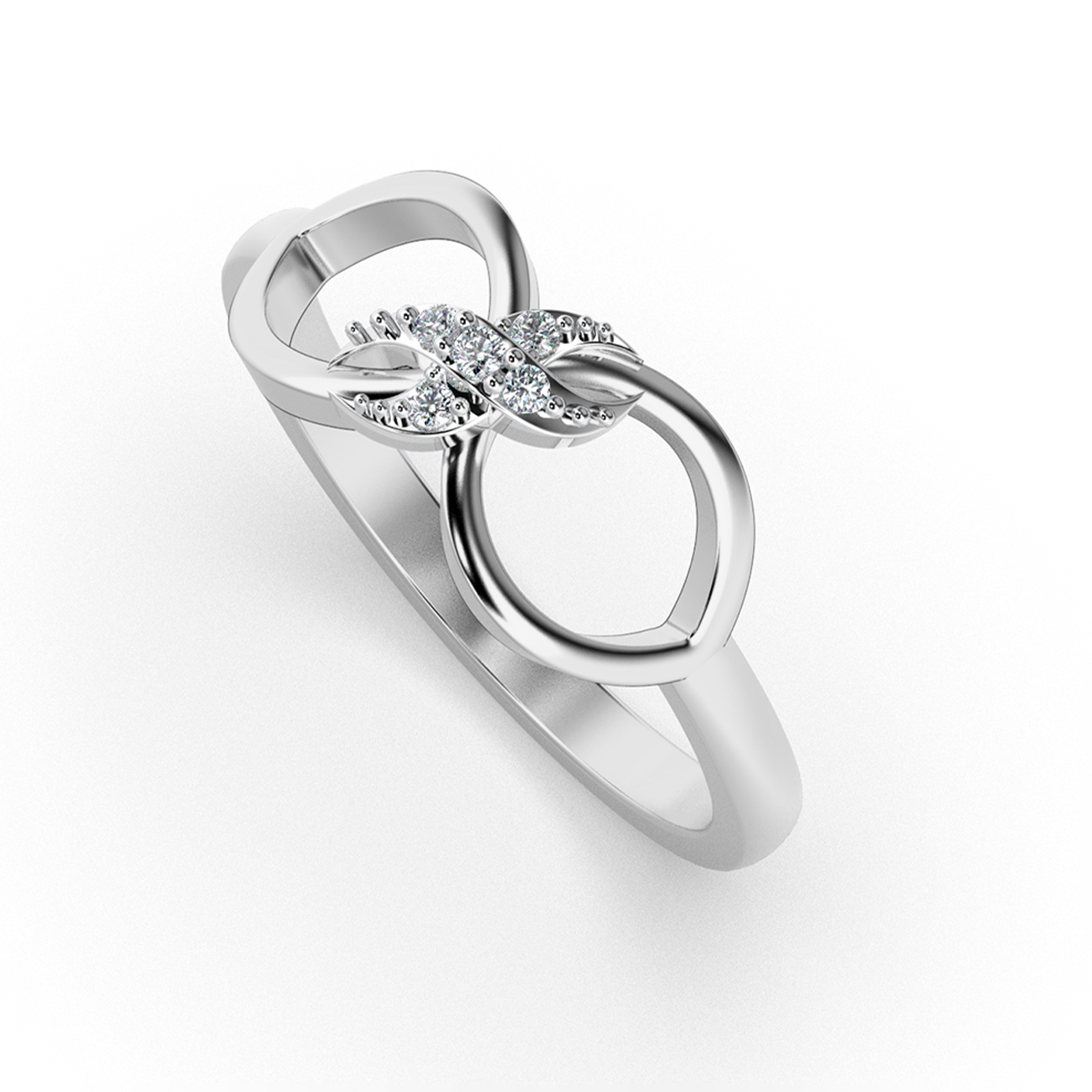 Radiant Echo 14Kt Diamond Ring