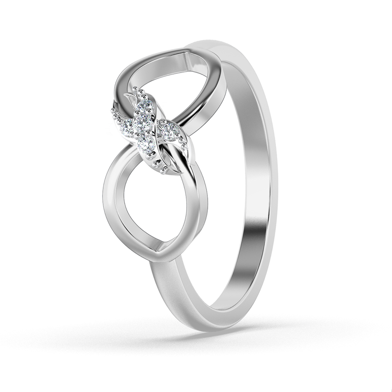Radiant Echo 14Kt Diamond Ring