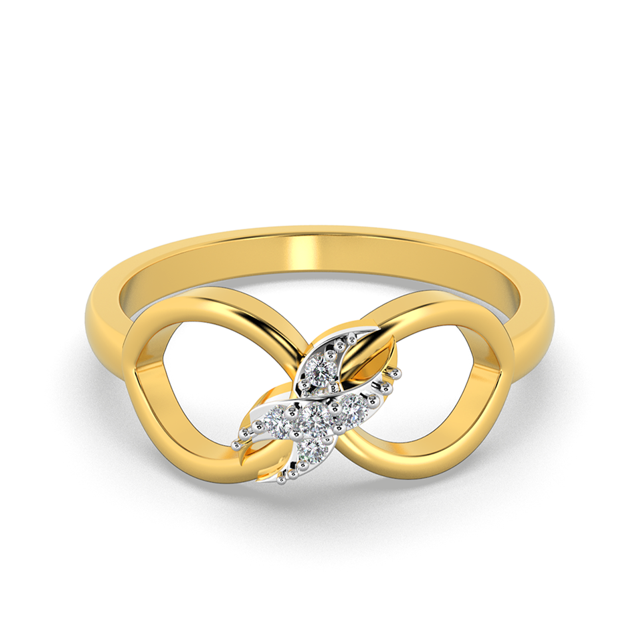 Radiant Echo 14Kt Diamond Ring
