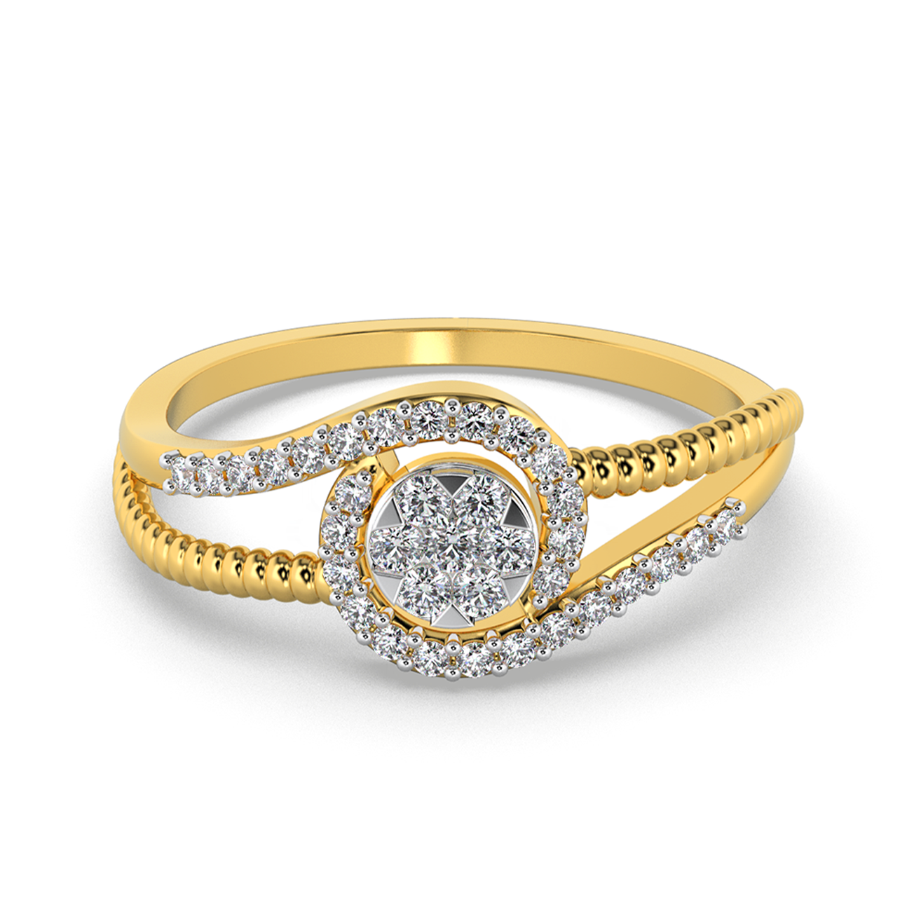 Velvet Dawn 14Kt Diamond Ring