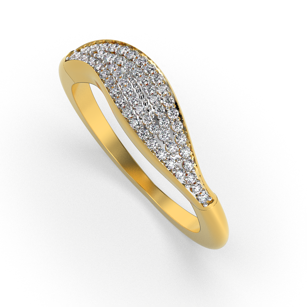Serene Horizon 14Kt Diamond Ring