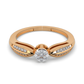 Crimson Glow 14Kt Diamond Ring