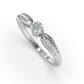Crimson Glow 14Kt Diamond Ring