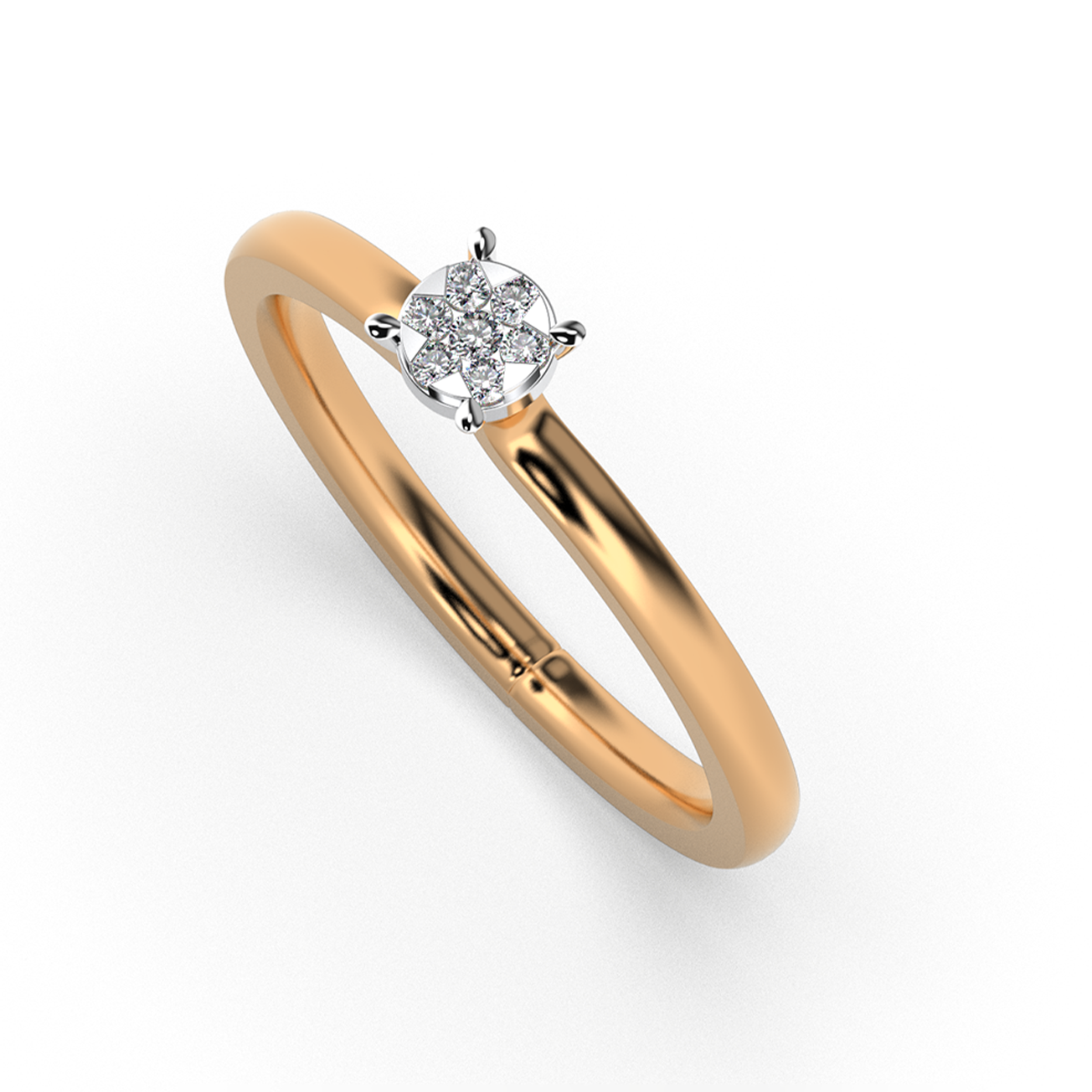 Starlit Muse 14Kt Diamond Ring