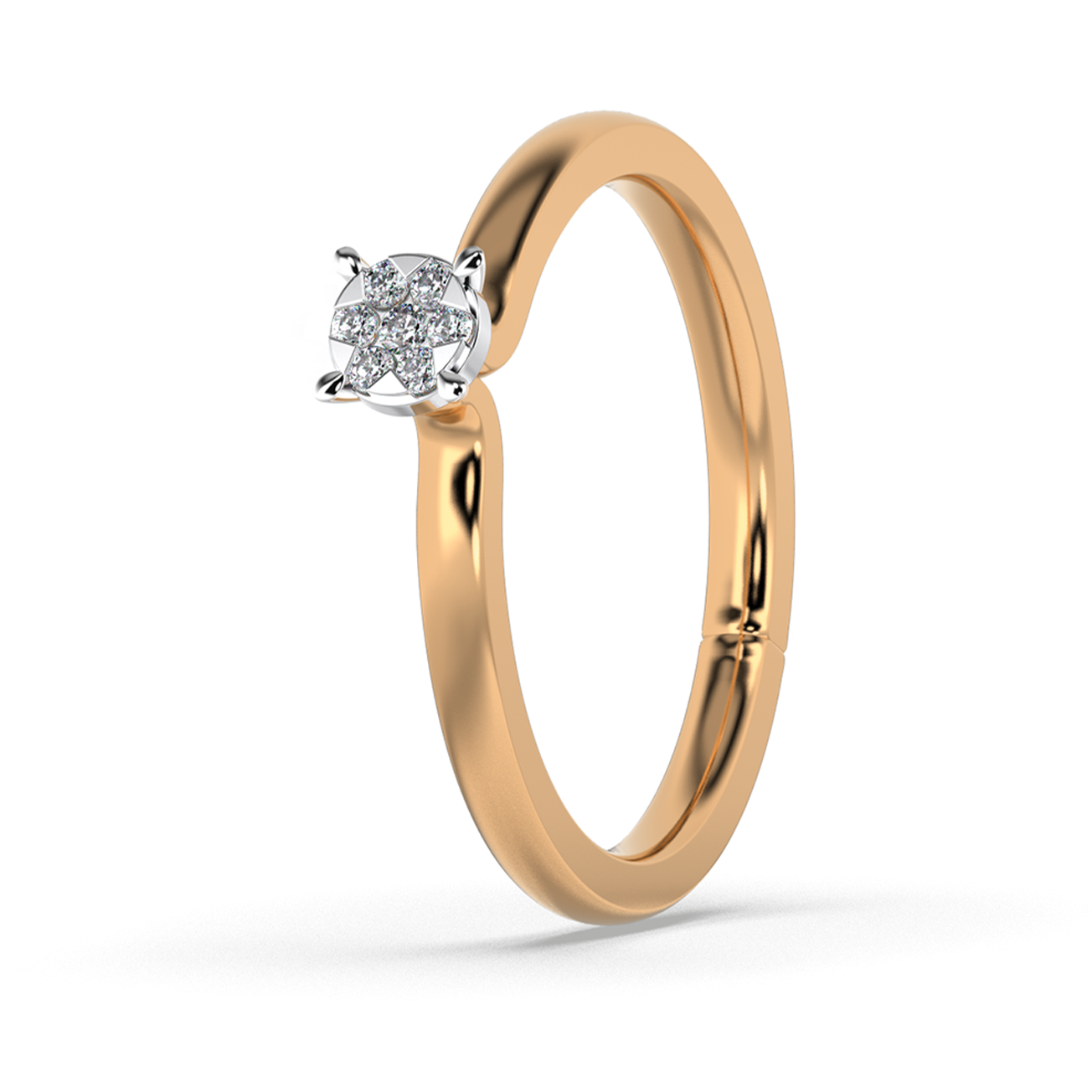 Starlit Muse 14Kt Diamond Ring