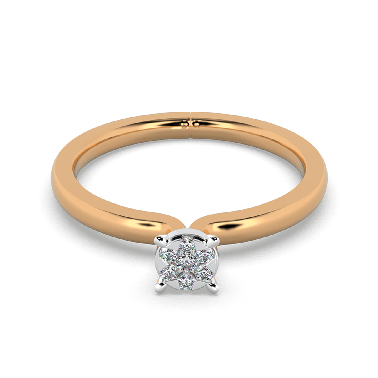 Starlit Muse 14Kt Diamond Ring