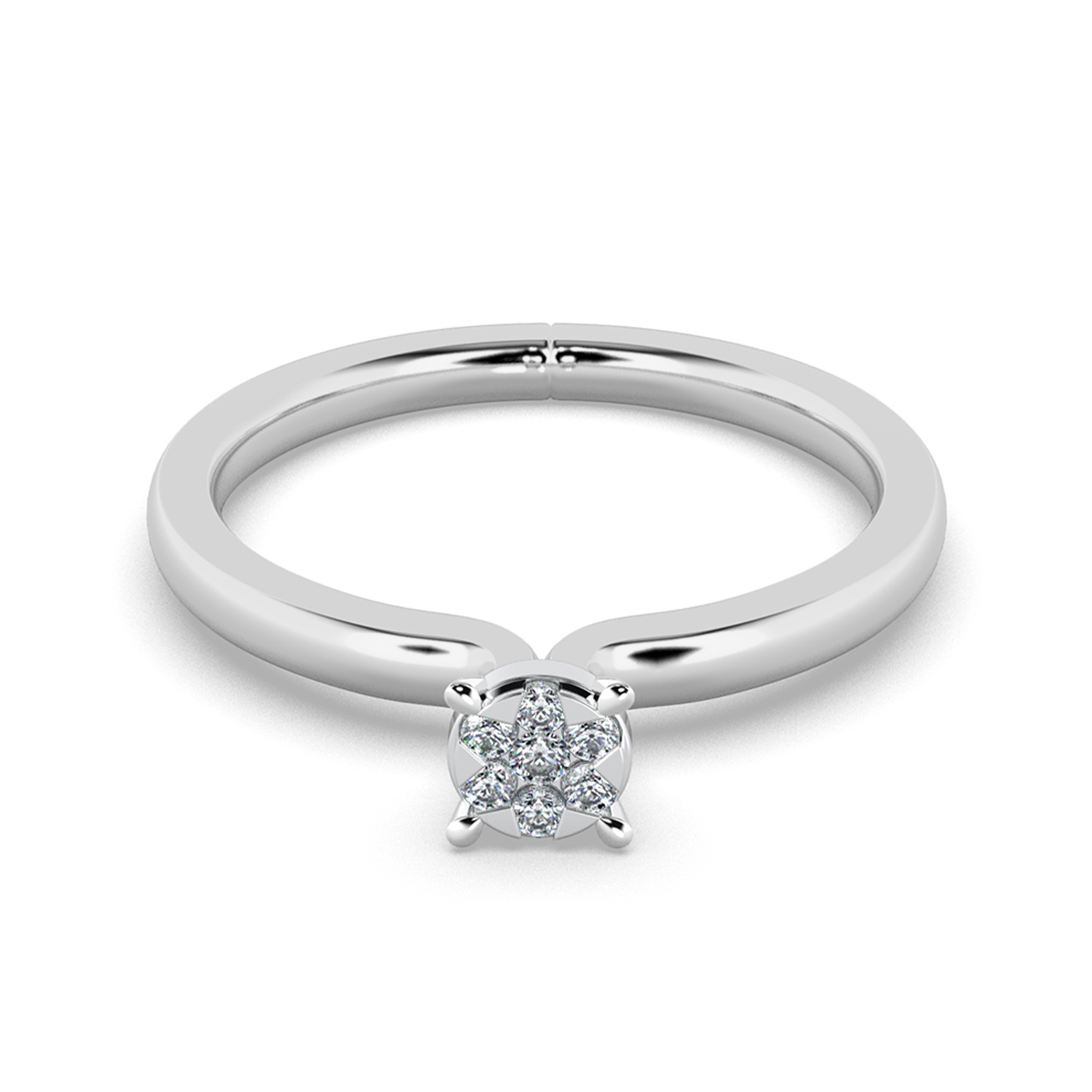 Starlit Muse 14Kt Diamond Ring