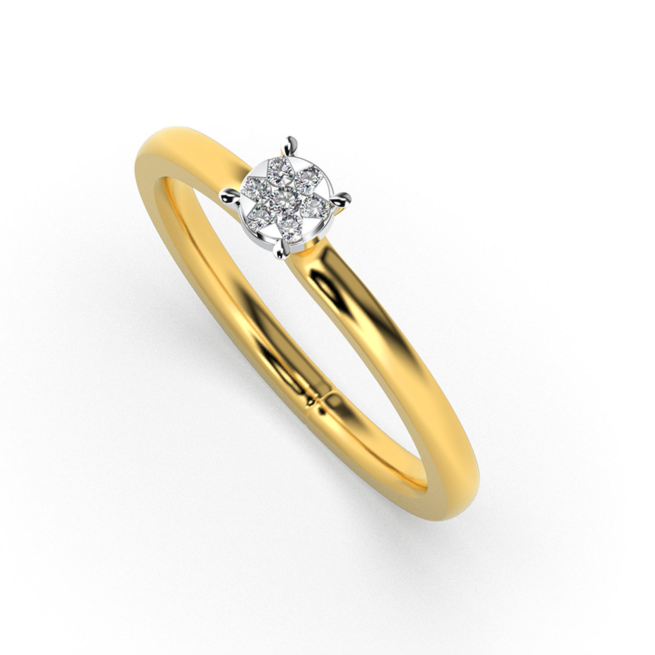 Starlit Muse 14Kt Diamond Ring