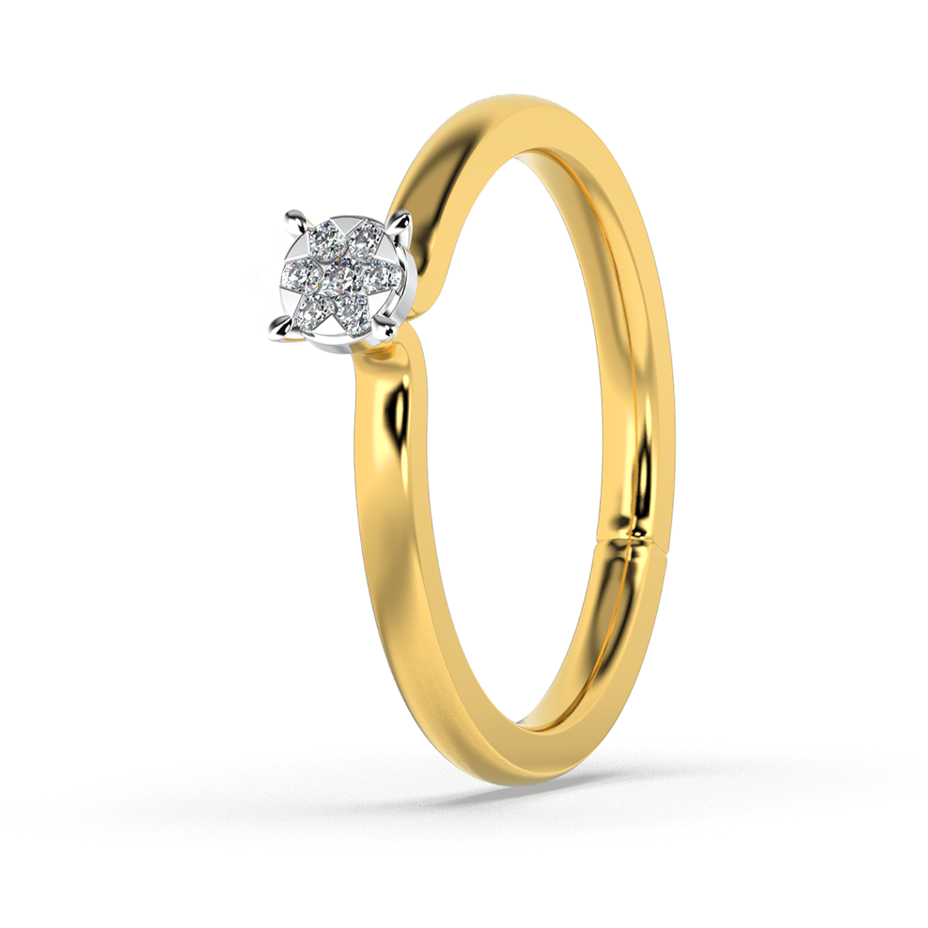 Starlit Muse 14Kt Diamond Ring