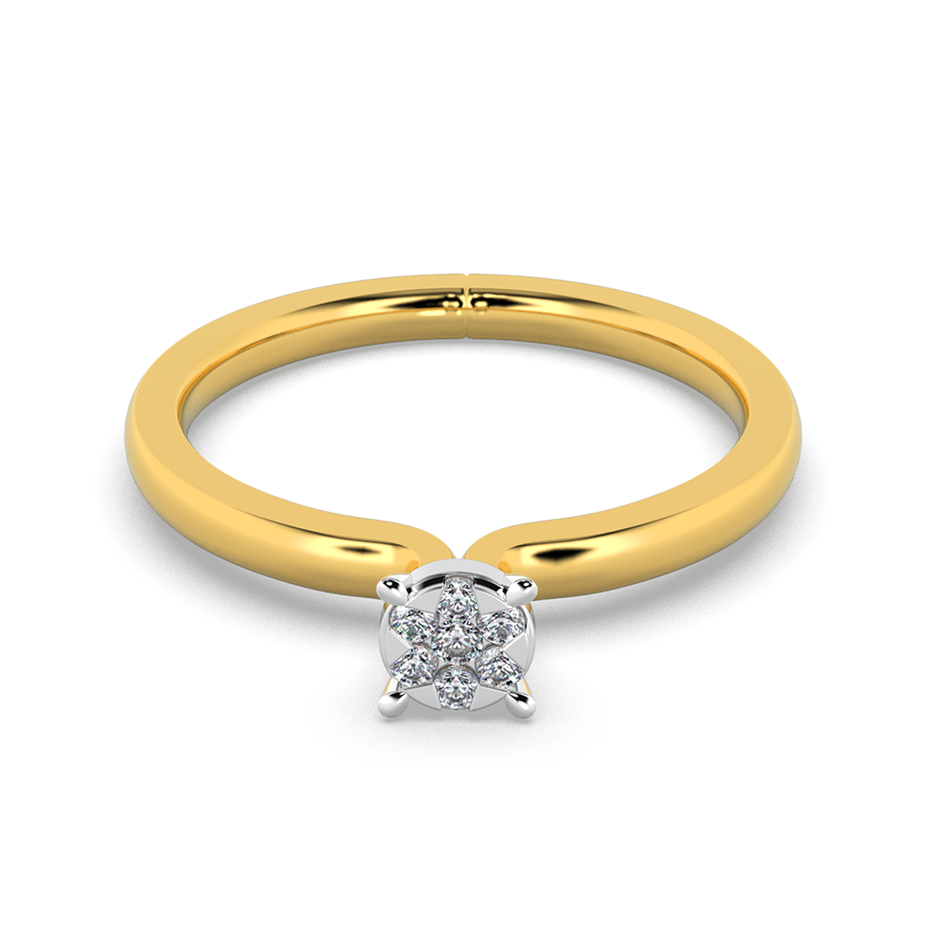 Starlit Muse 14Kt Diamond Ring