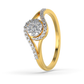 Enchanted Flame 14Kt Diamond Ring