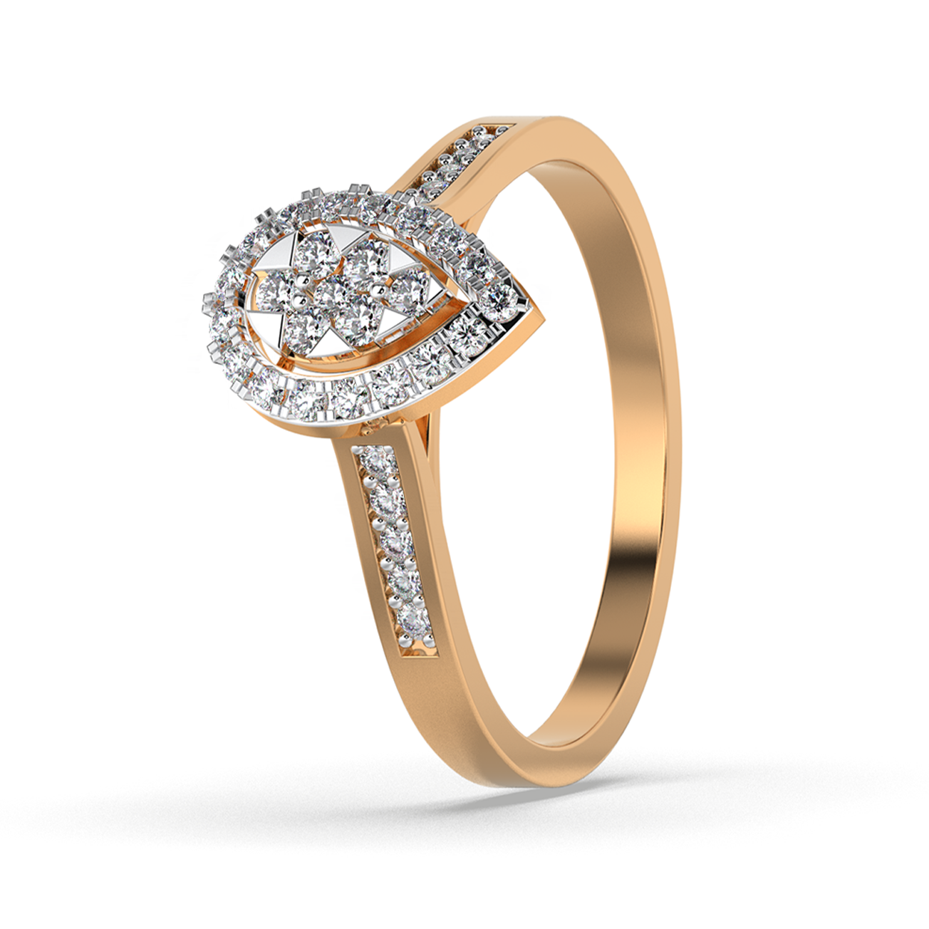 Pearl Horizon 14Kt Diamond Ring