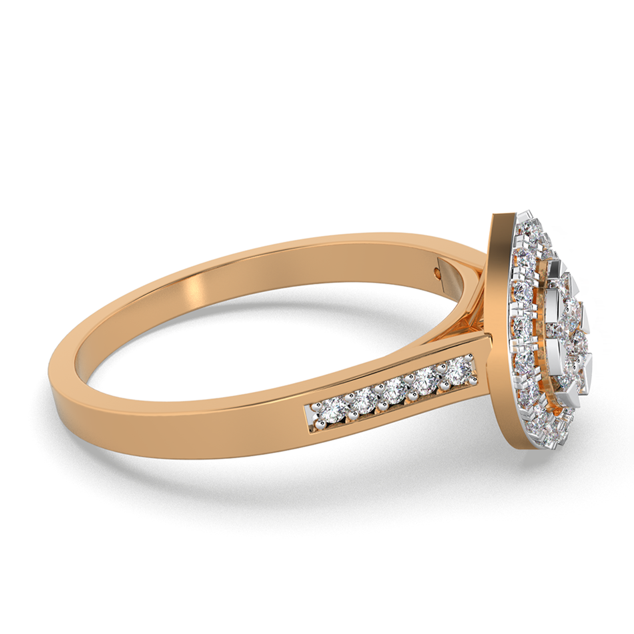 Pearl Horizon 14Kt Diamond Ring