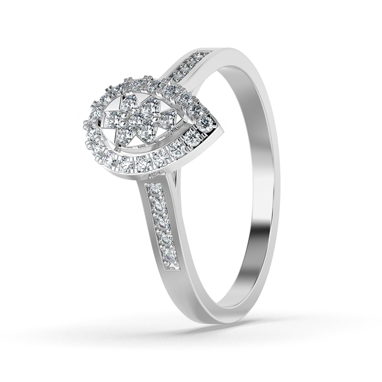Pearl Horizon 14Kt Diamond Ring