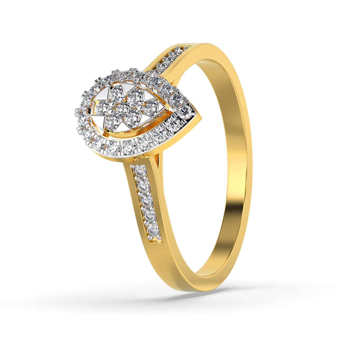 Pearl Horizon 14Kt Diamond Ring