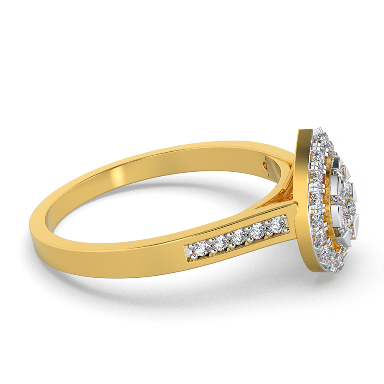 Pearl Horizon 14Kt Diamond Ring