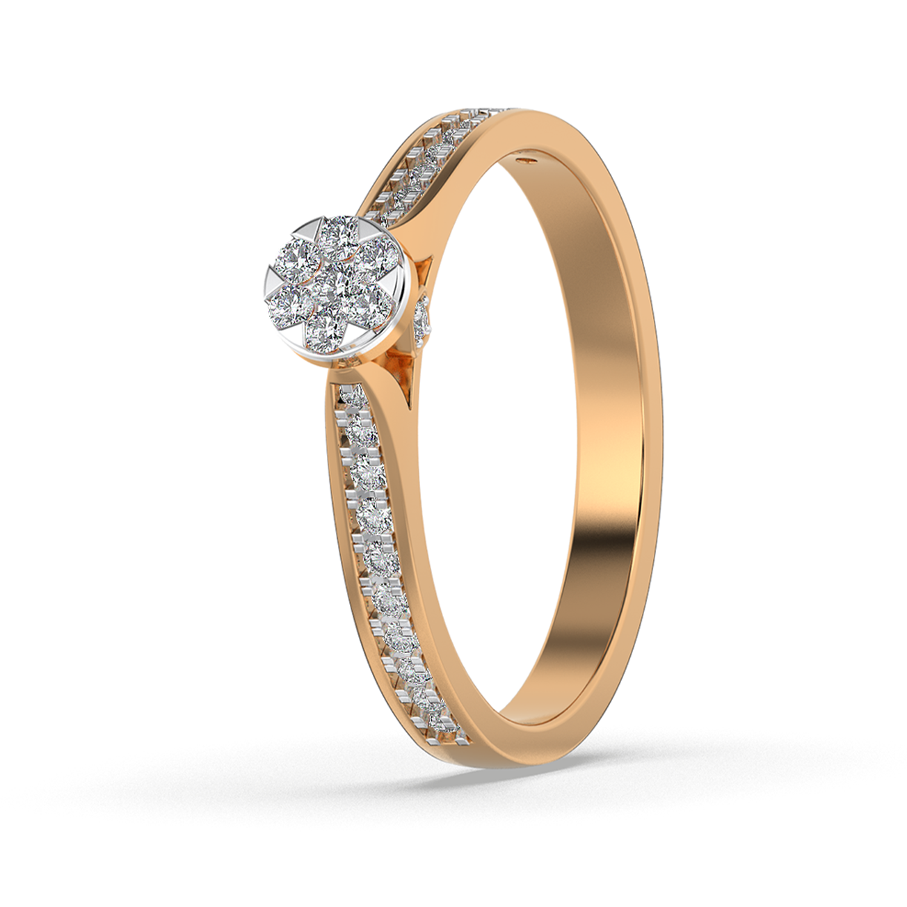 Tranquil Charm 18Kt Diamond Ring