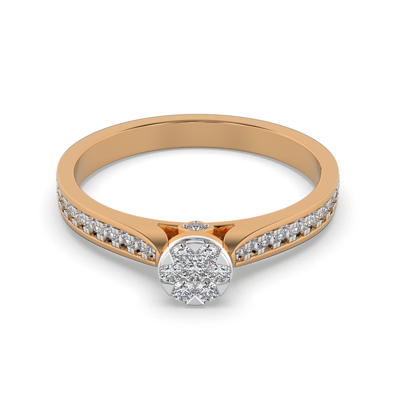 Tranquil Charm 18Kt Diamond Ring