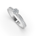 Tranquil Charm 14Kt Diamond Ring