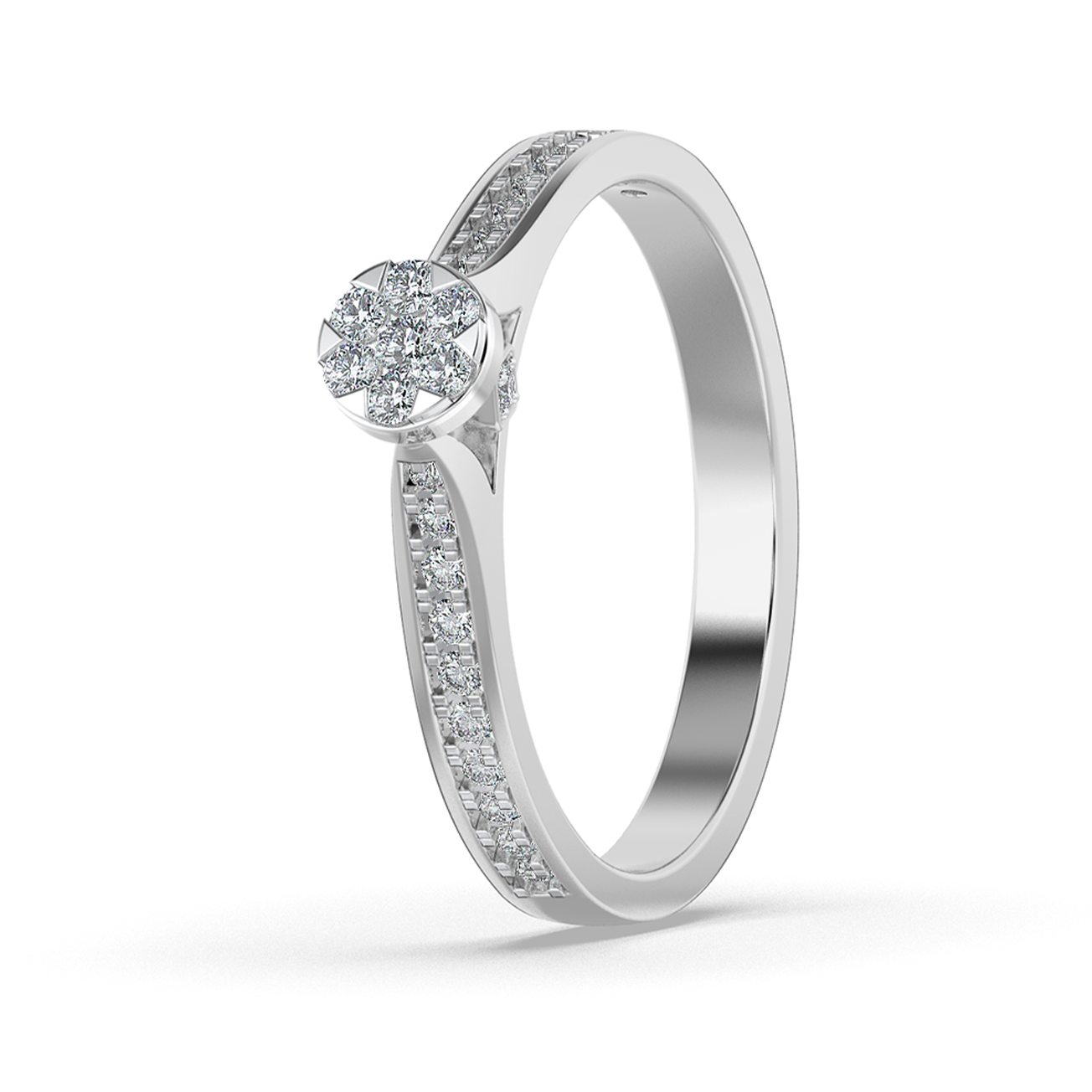 Tranquil Charm 18Kt Diamond Ring