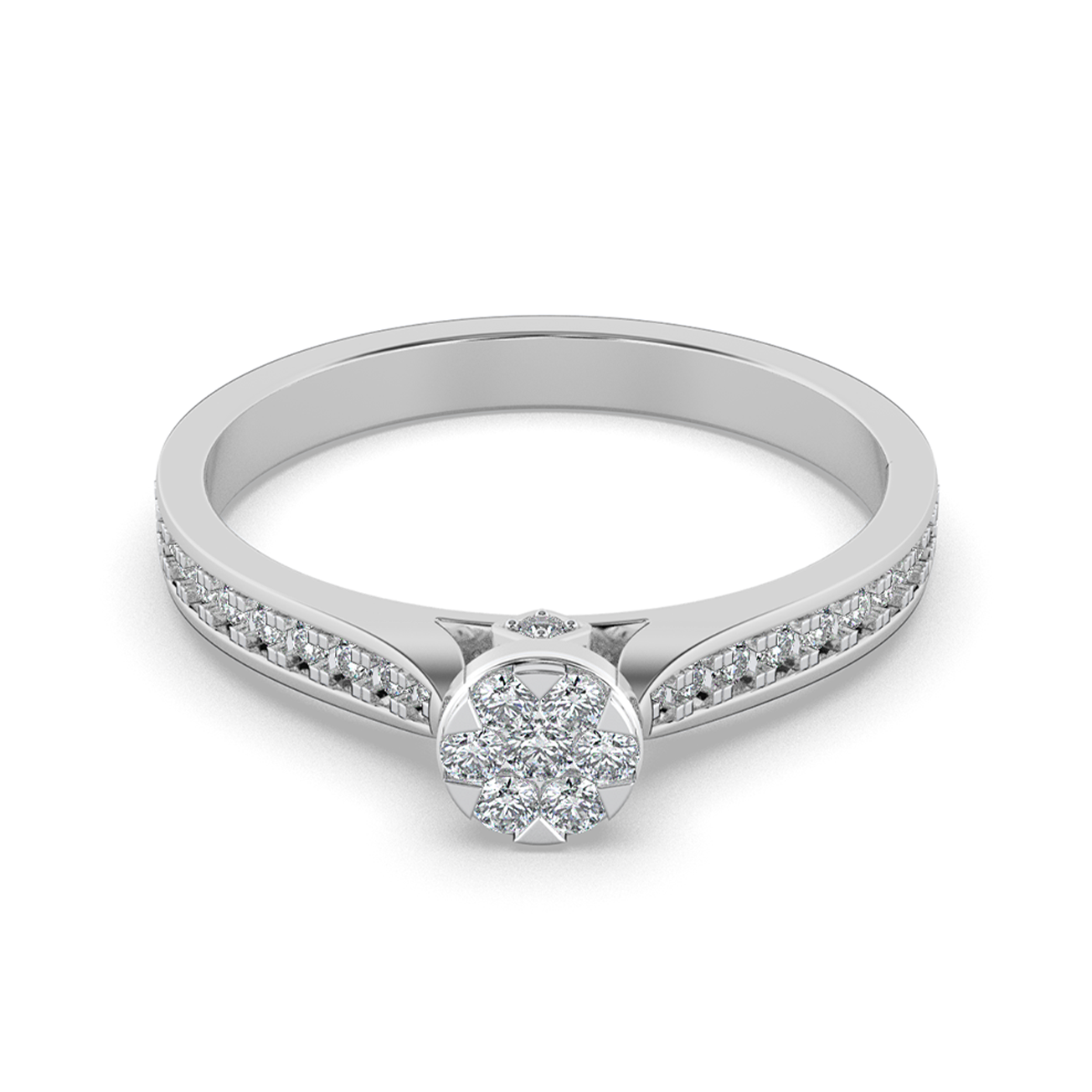 Tranquil Charm 18Kt Diamond Ring