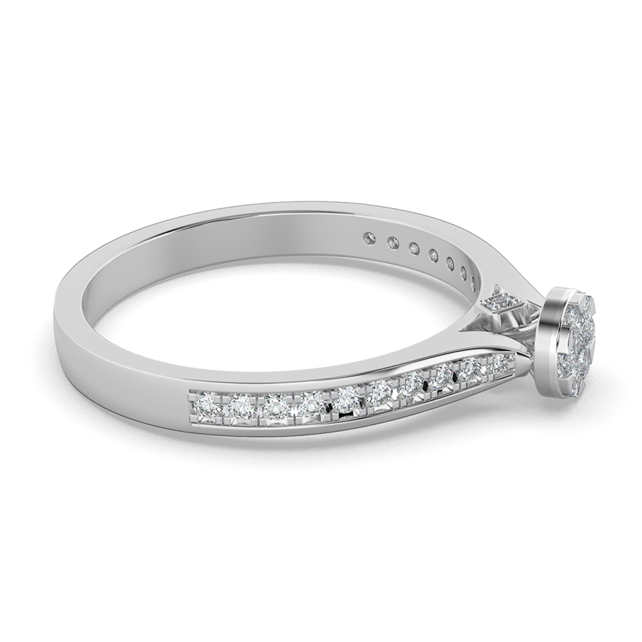 Tranquil Charm 18Kt Diamond Ring