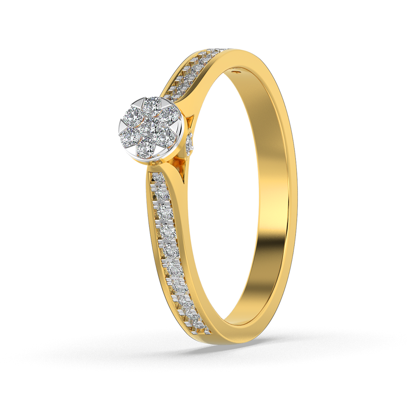 Tranquil Charm 18Kt Diamond Ring