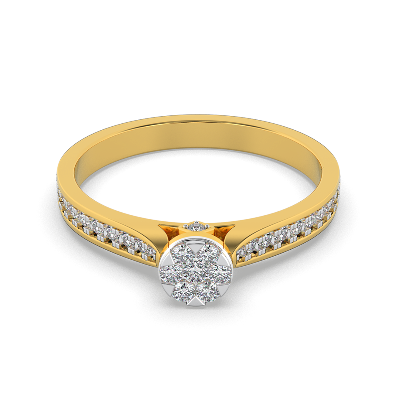 Tranquil Charm 18Kt Diamond Ring