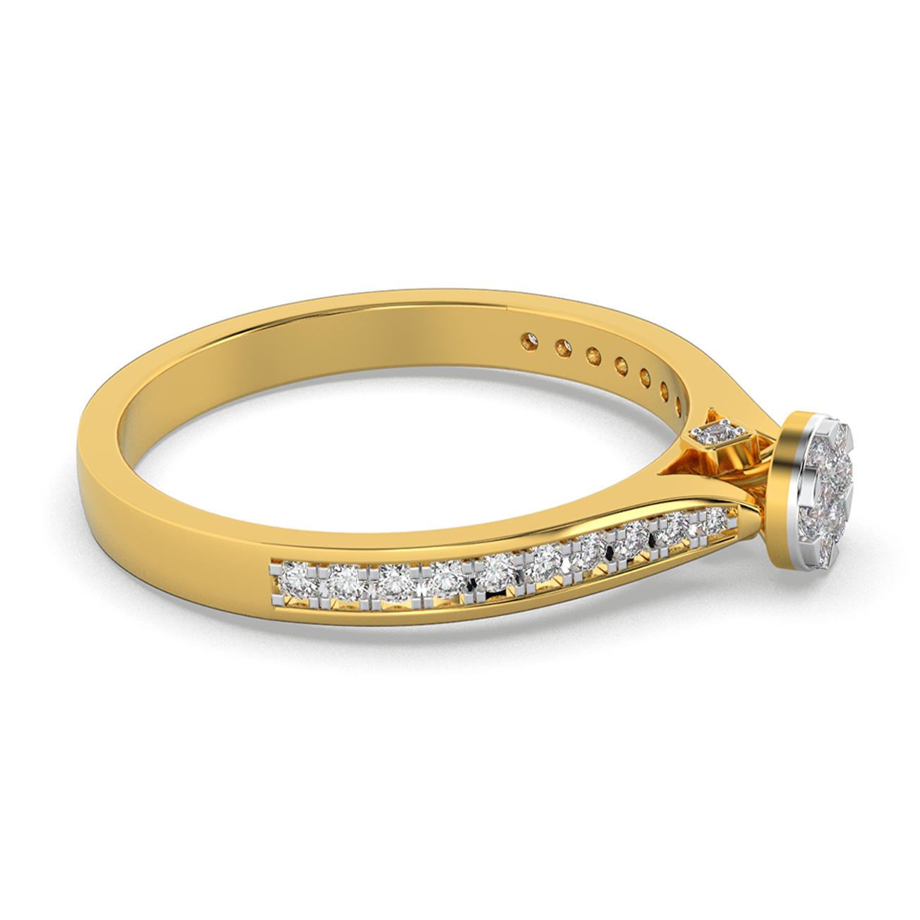 Tranquil Charm 18Kt Diamond Ring
