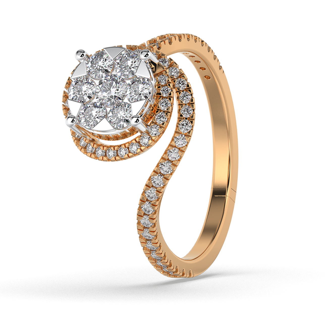 Mystic Dusk 14Kt Diamond Ring