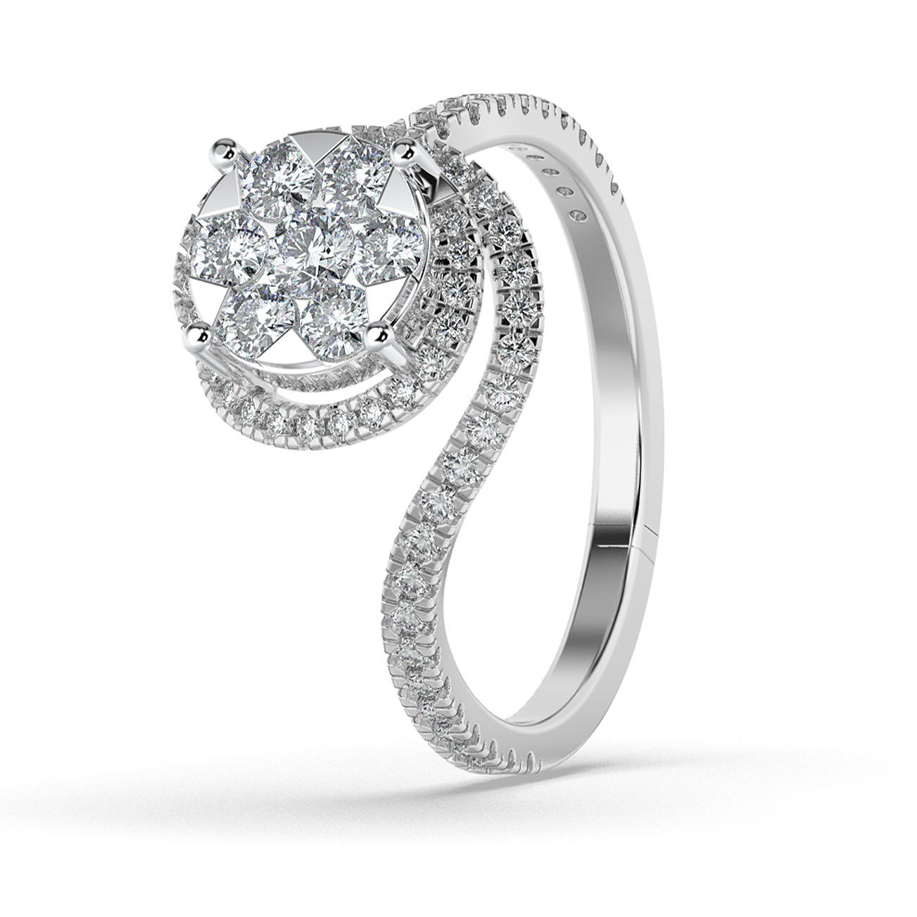 Mystic Dusk 14Kt Diamond Ring
