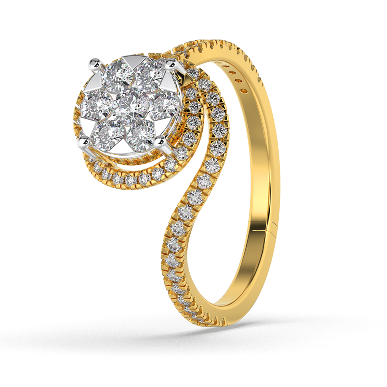 Mystic Dusk 14Kt Diamond Ring