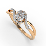 Radiant Sky 14Kt Diamond Ring