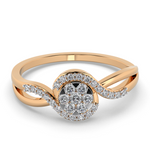 Radiant Sky 14Kt Diamond Ring