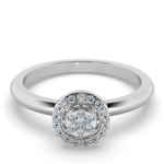Coral Glow 14Kt Diamond Ring