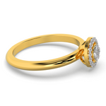 Coral Glow 14Kt Diamond Ring