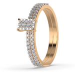 Seraphic Bloom 14Kt Diamond Ring
