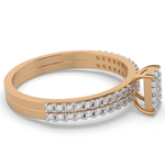 Seraphic Bloom 14Kt Diamond Ring