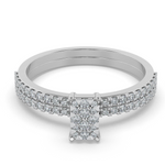 Seraphic Bloom 14Kt Diamond Ring