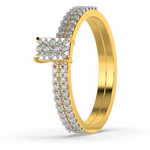 Seraphic Bloom 14Kt Diamond Ring