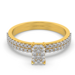 Seraphic Bloom 14Kt Diamond Ring