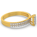 Seraphic Bloom 14Kt Diamond Ring