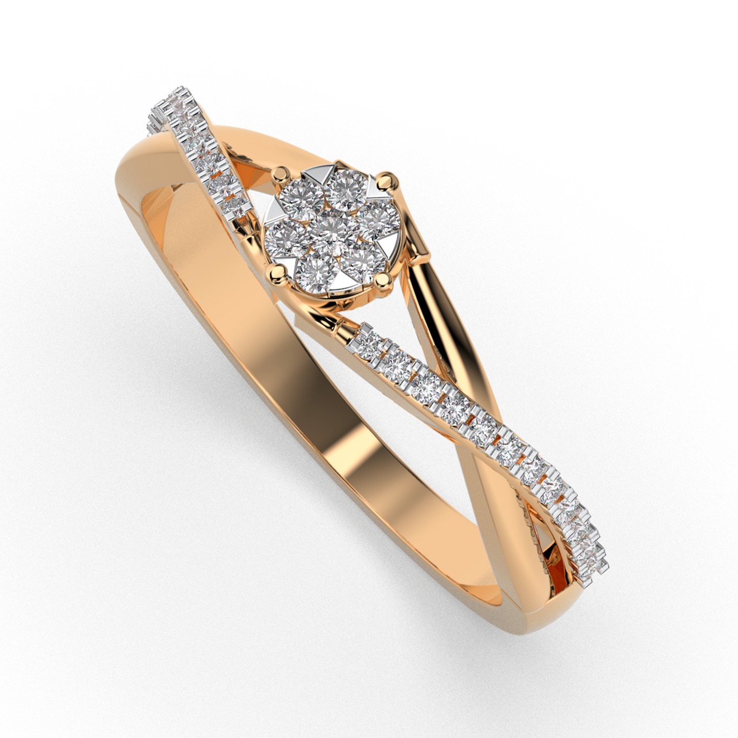 Ember Dawn 14Kt Diamond Ring