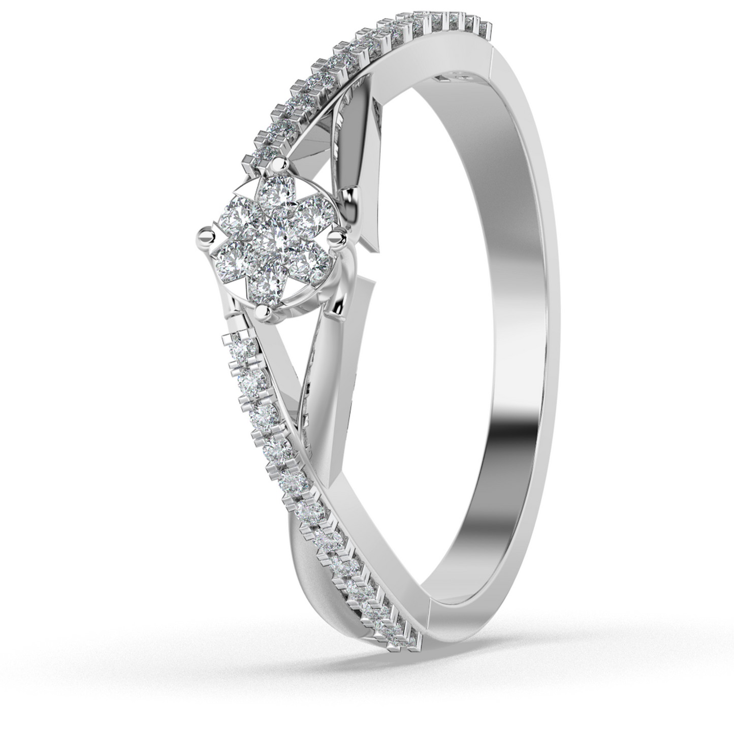 Ember Dawn 14Kt Diamond Ring
