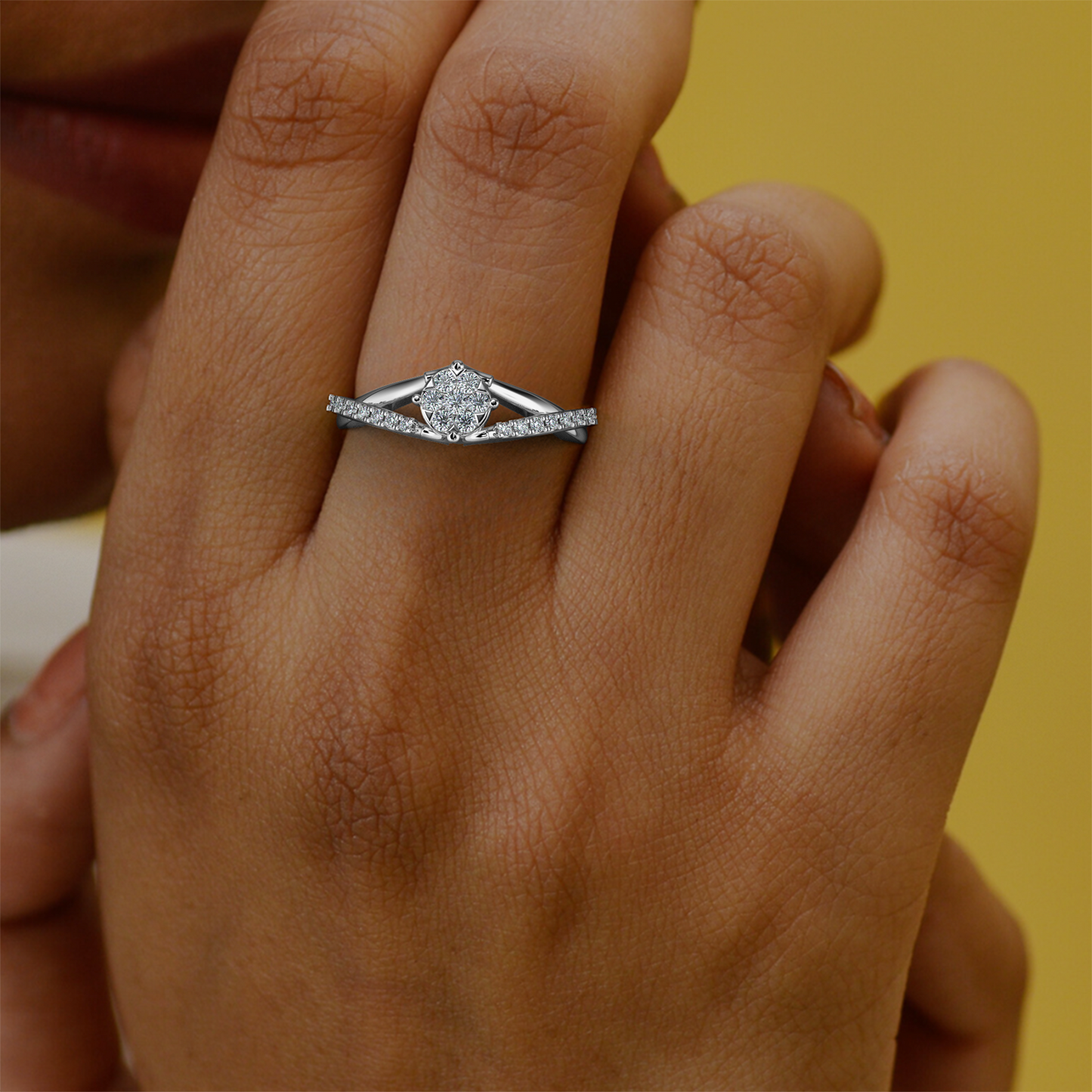 Ember Dawn 14Kt Diamond Ring