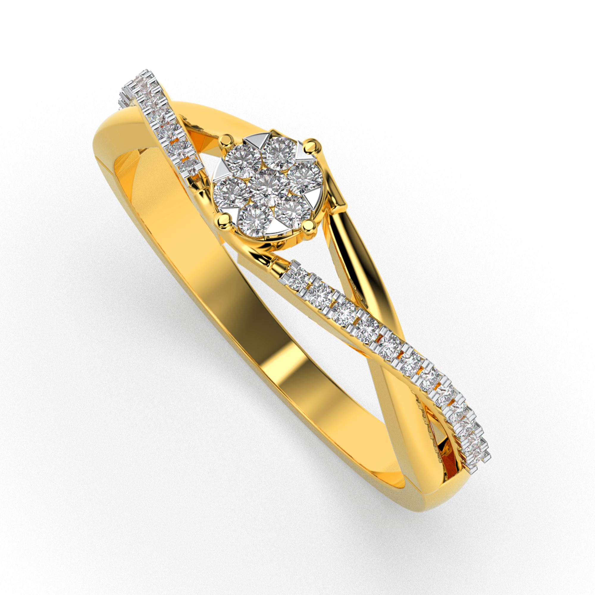 Ember Dawn 14Kt Diamond Ring