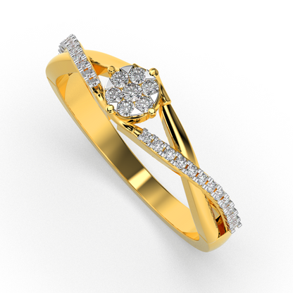 Ember Dawn 14Kt Diamond Ring
