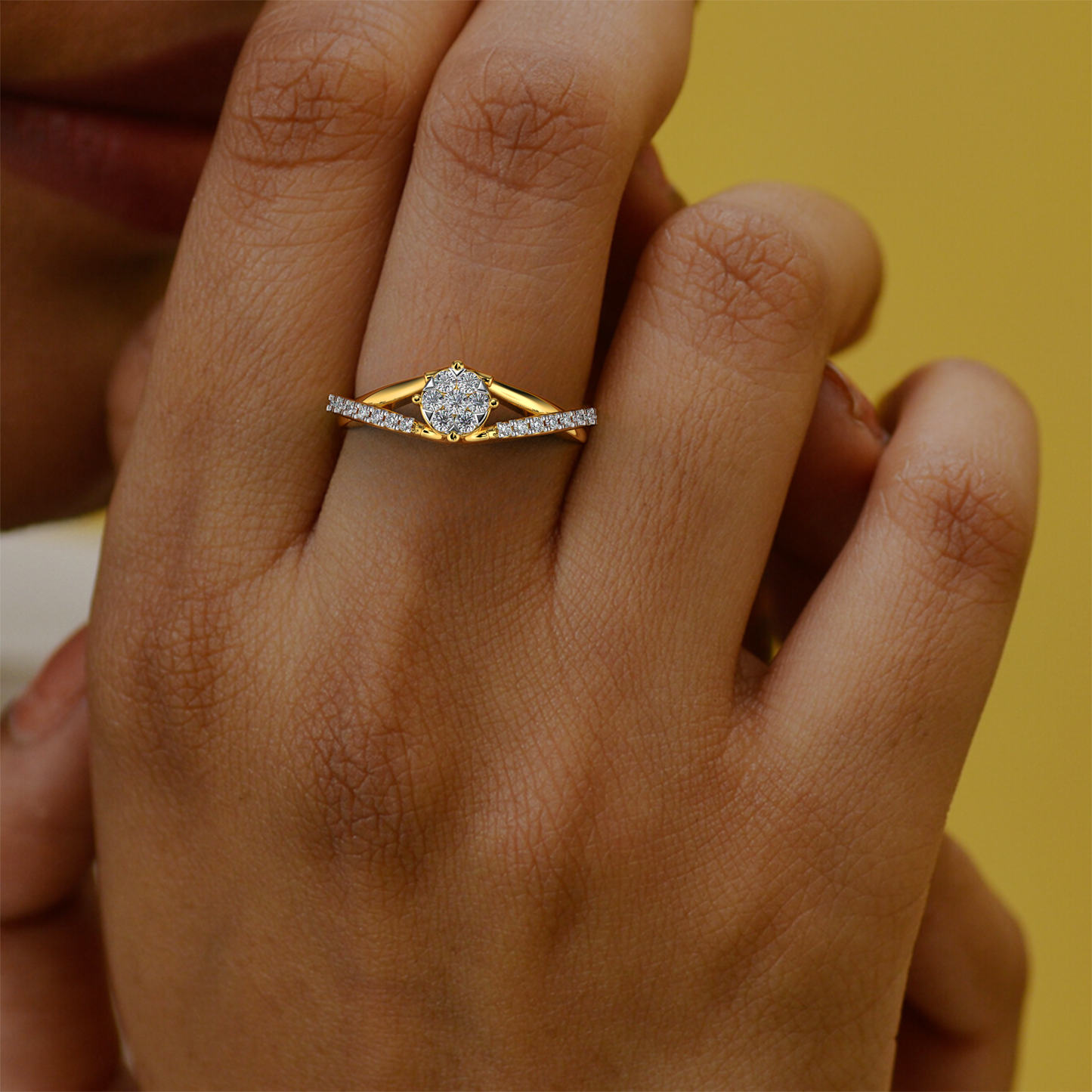 Ember Dawn 14Kt Diamond Ring