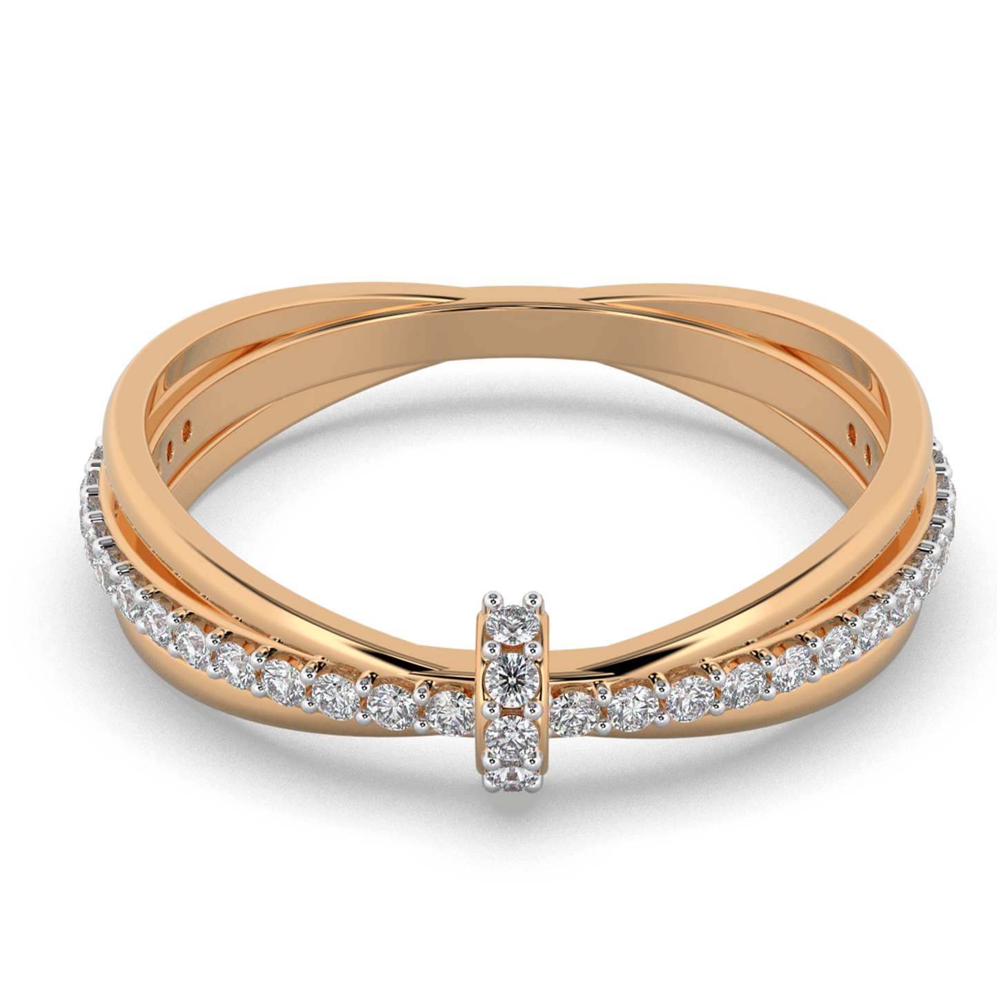 Celestial Petal 18Kt Diamond Ring